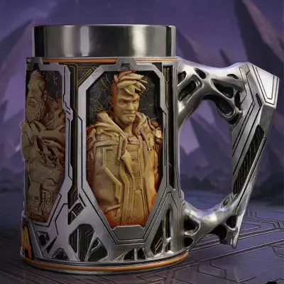 Figurine borderlands 4 vault hunters tankard